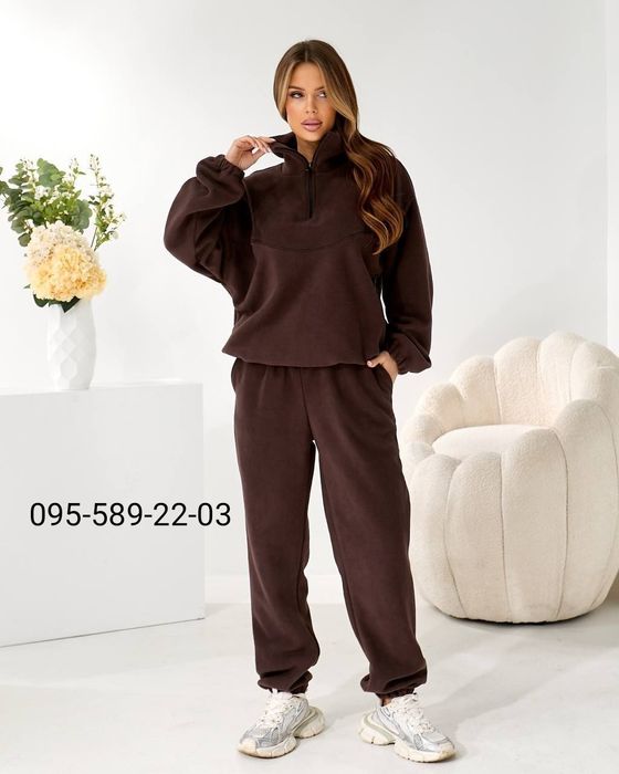 Жіночий флісовий костюм, жіночий теплий костюм зимовий костюм флісовий