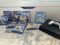 Ps4 z bialym padem 10 gier