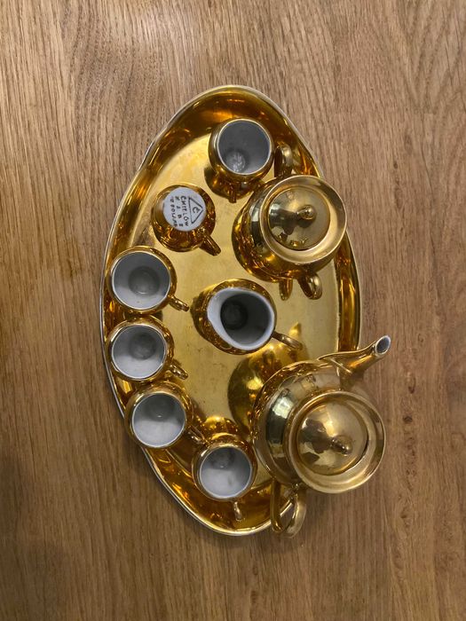 ZESTAW kawowy dla lalek ĆMIELÓW ZŁOTY