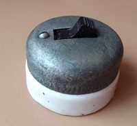 Выключатель Старинный керамический довоенный выключатель