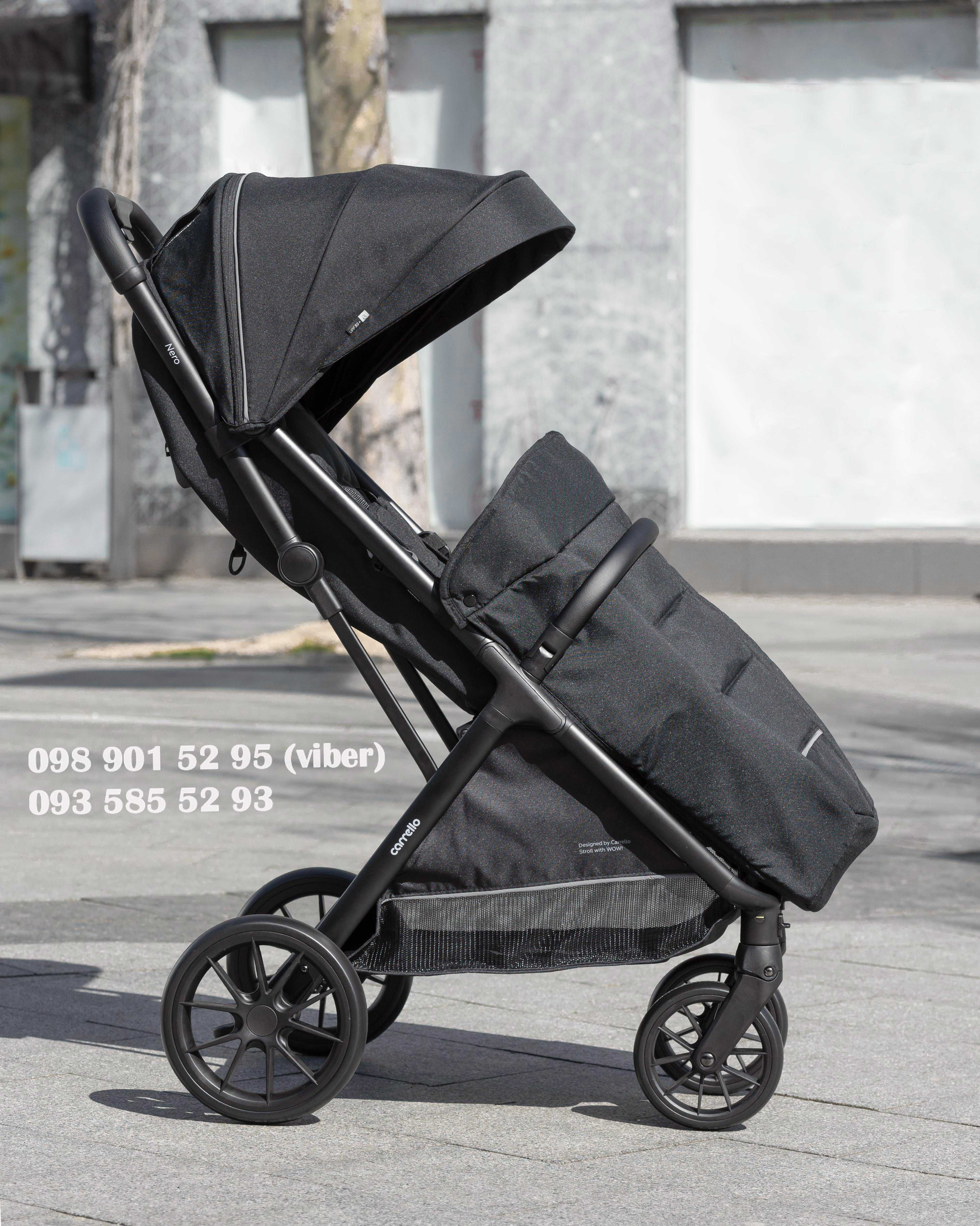 Коляска Carrello Nero. Детская прогулочная коляска Каррелло Неро