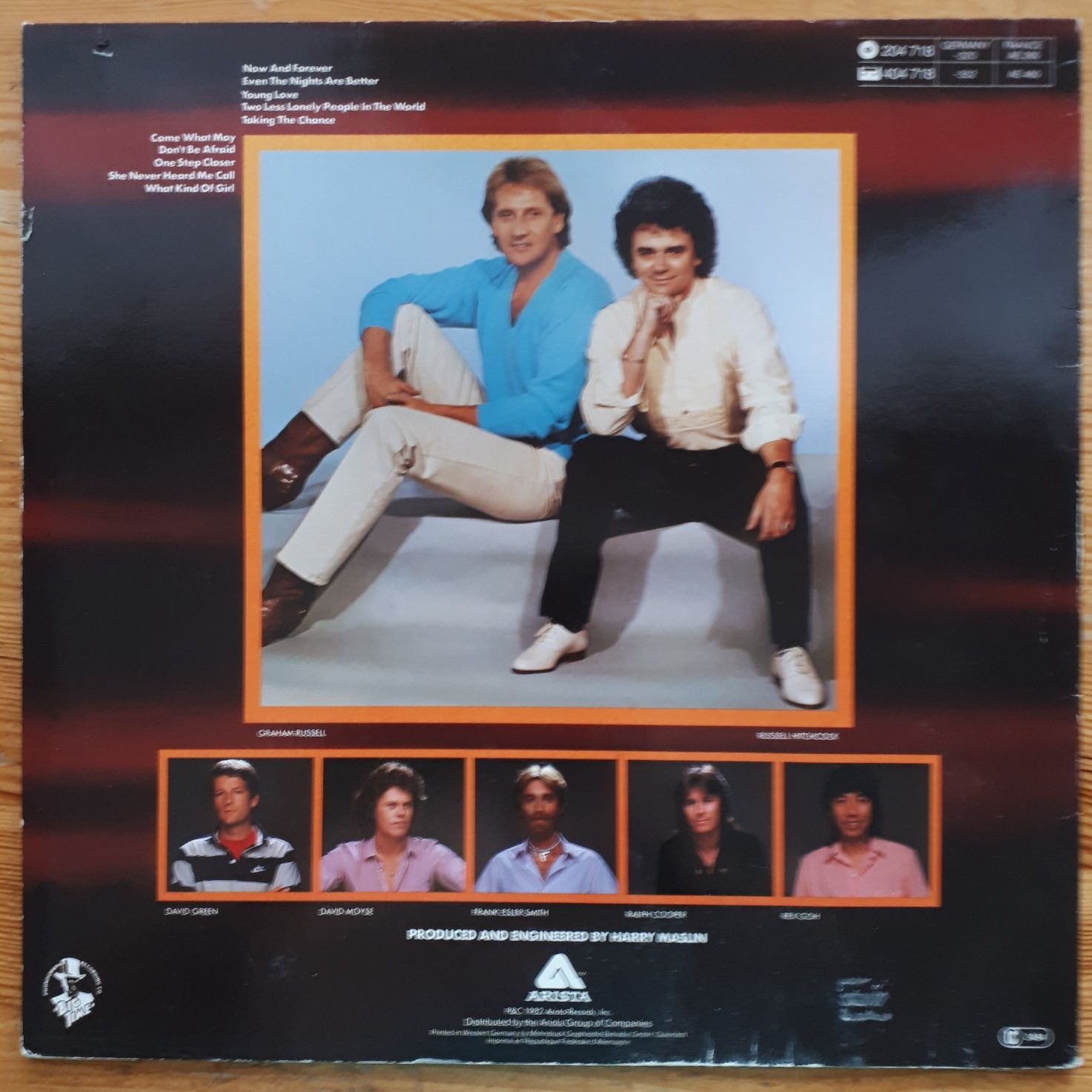 Płyta winyłowa - Air Supply – Now And Forever, LP, Stereo, EX+/EX-
