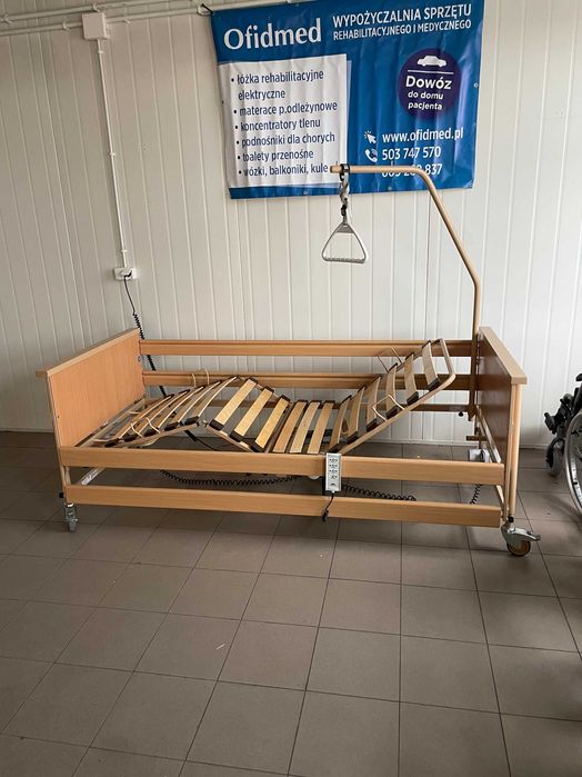 łóżko rehabilitacyjne koncentrator tlenu