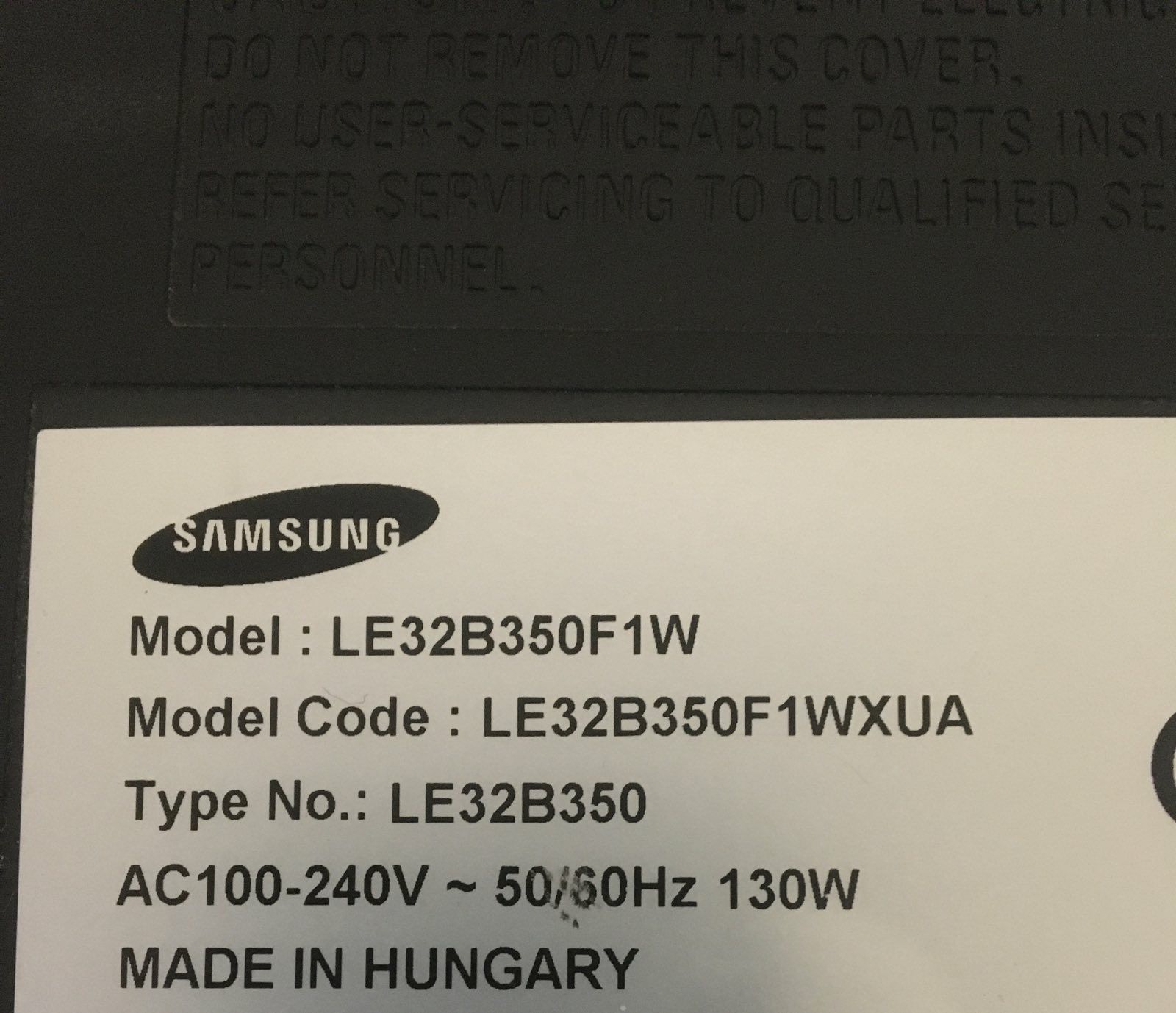 Samsung LE32B350F1W (82см)