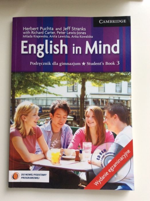 Nowe English in mind podręcznik i zeszyt ćwiczeń book 3 + CD