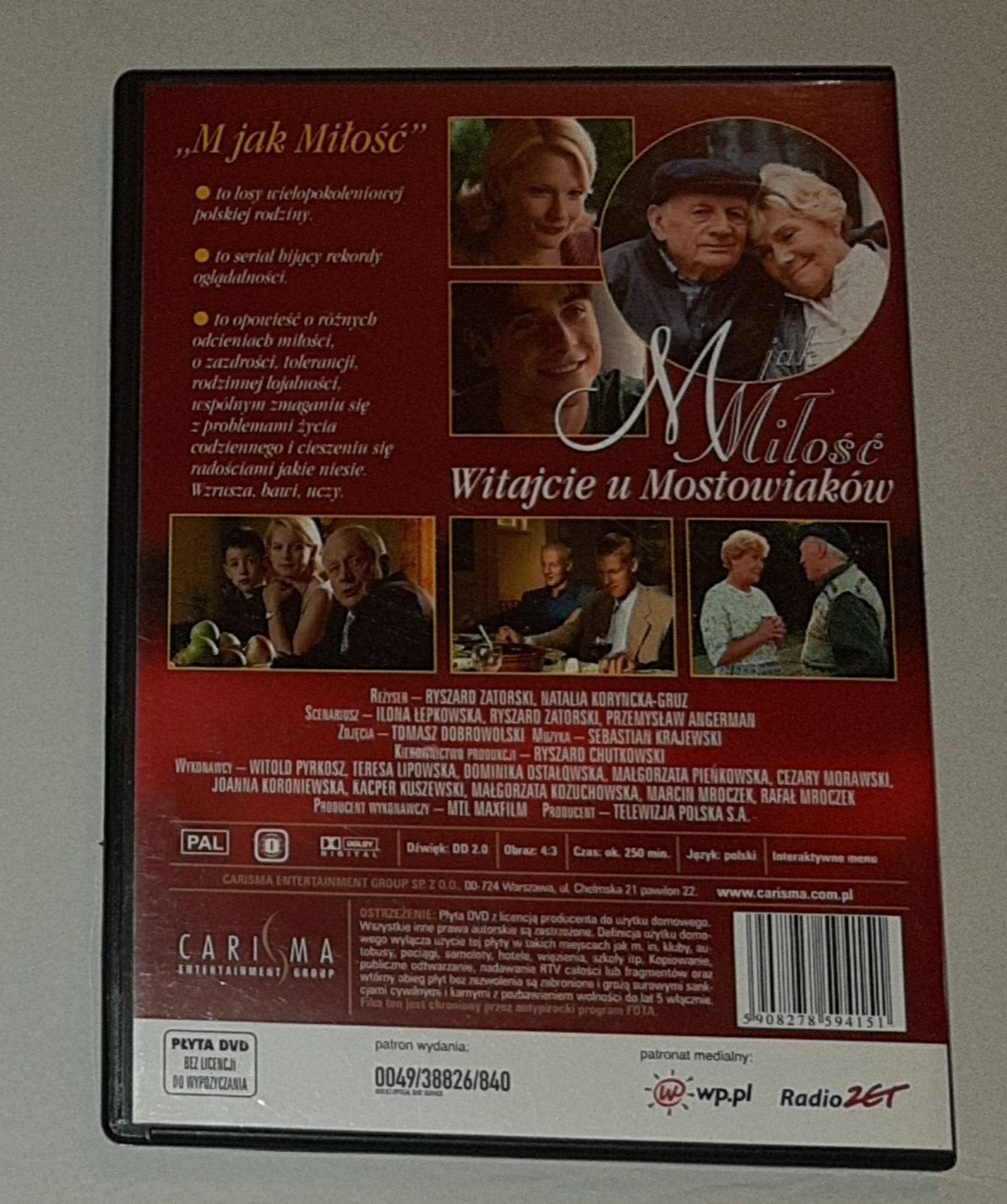 M jak Miłość serial DVD 6 odcinków pierwszych