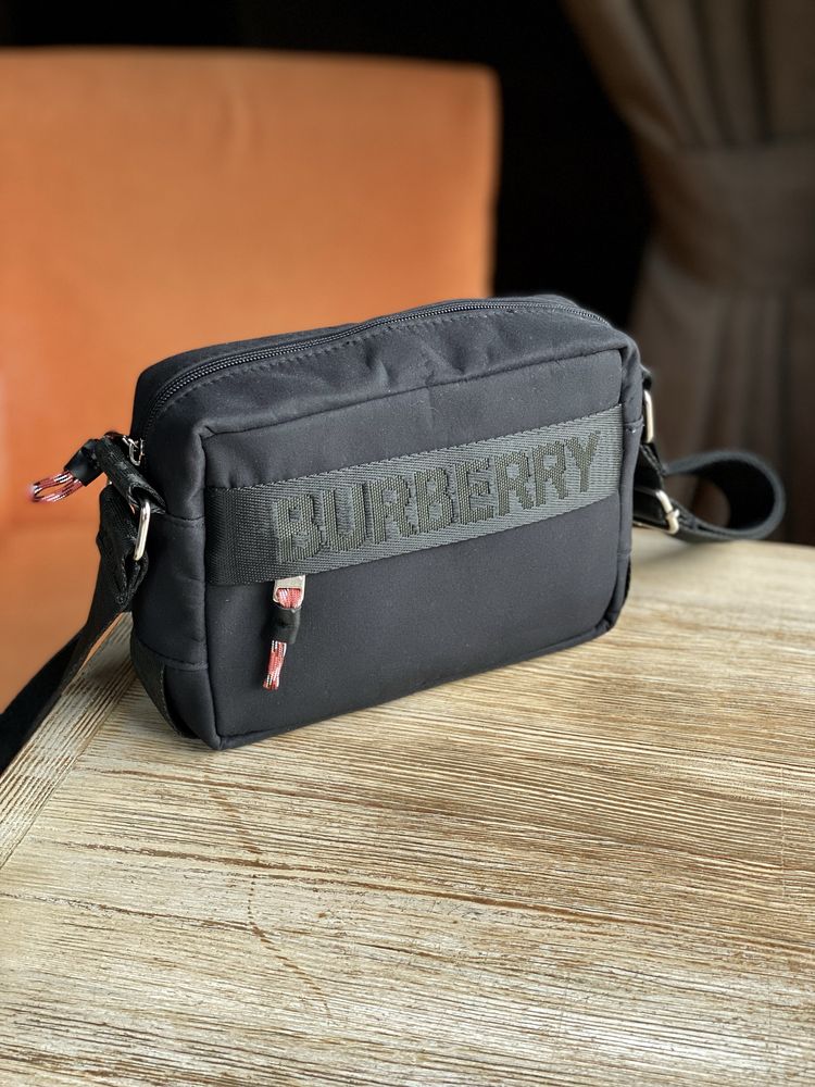 Мужская сумка Burberry чоловіча сумка барсетка месенджер через плече