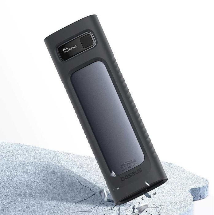 Карман Baseus BS-OH155 для SSD M.2 NVMe SATA USB 3.2 10Gbps RGB ON/OFF