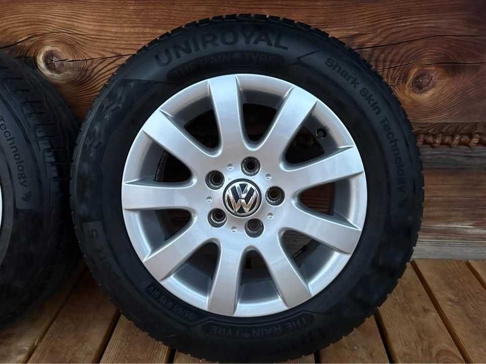 Alufelgi VW 15” / 5x112 6,5J ET50 / 195/65R15 koła letnie / Golf V VI