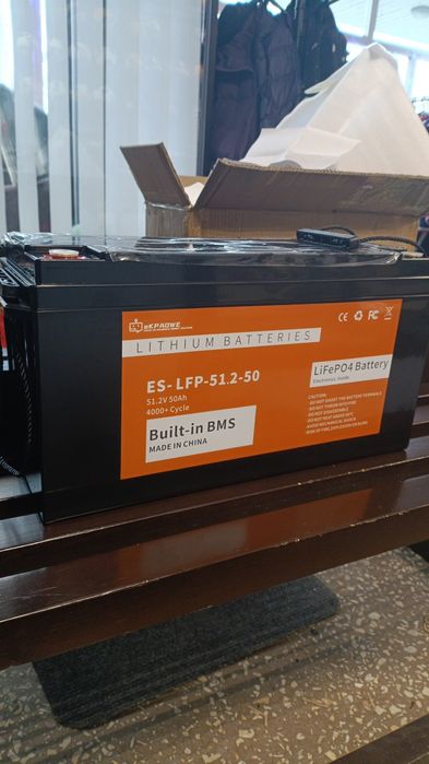 Акумулятор залізо фосфатний 48V  50 Ah Lifepo4 + АкГибридный солнечный