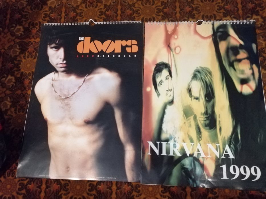 Nirvana oraz the doors kalendarze z 1999 zapraszam :)