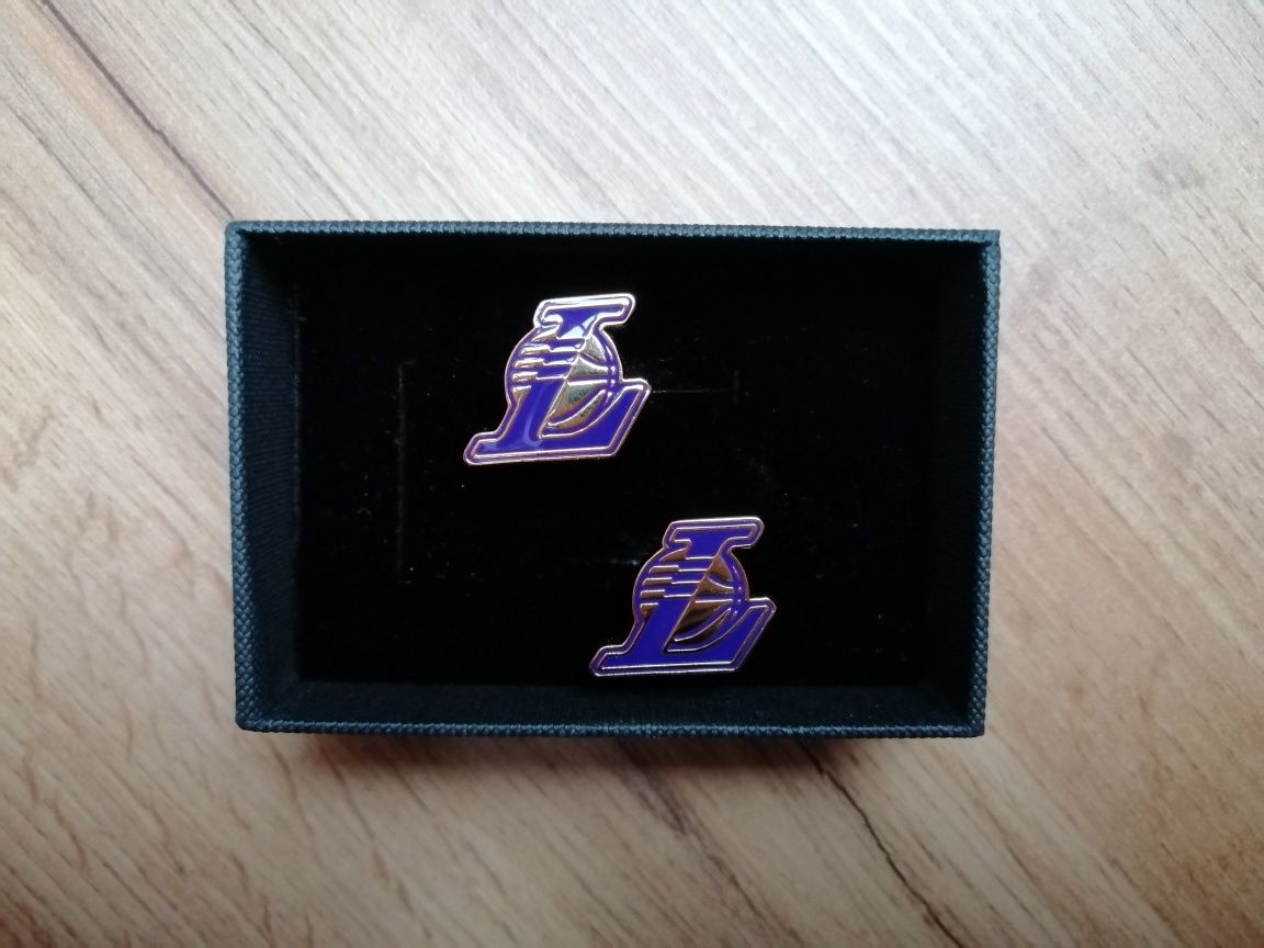 Spinki do mankietów koszuli Los Angeles Lakers