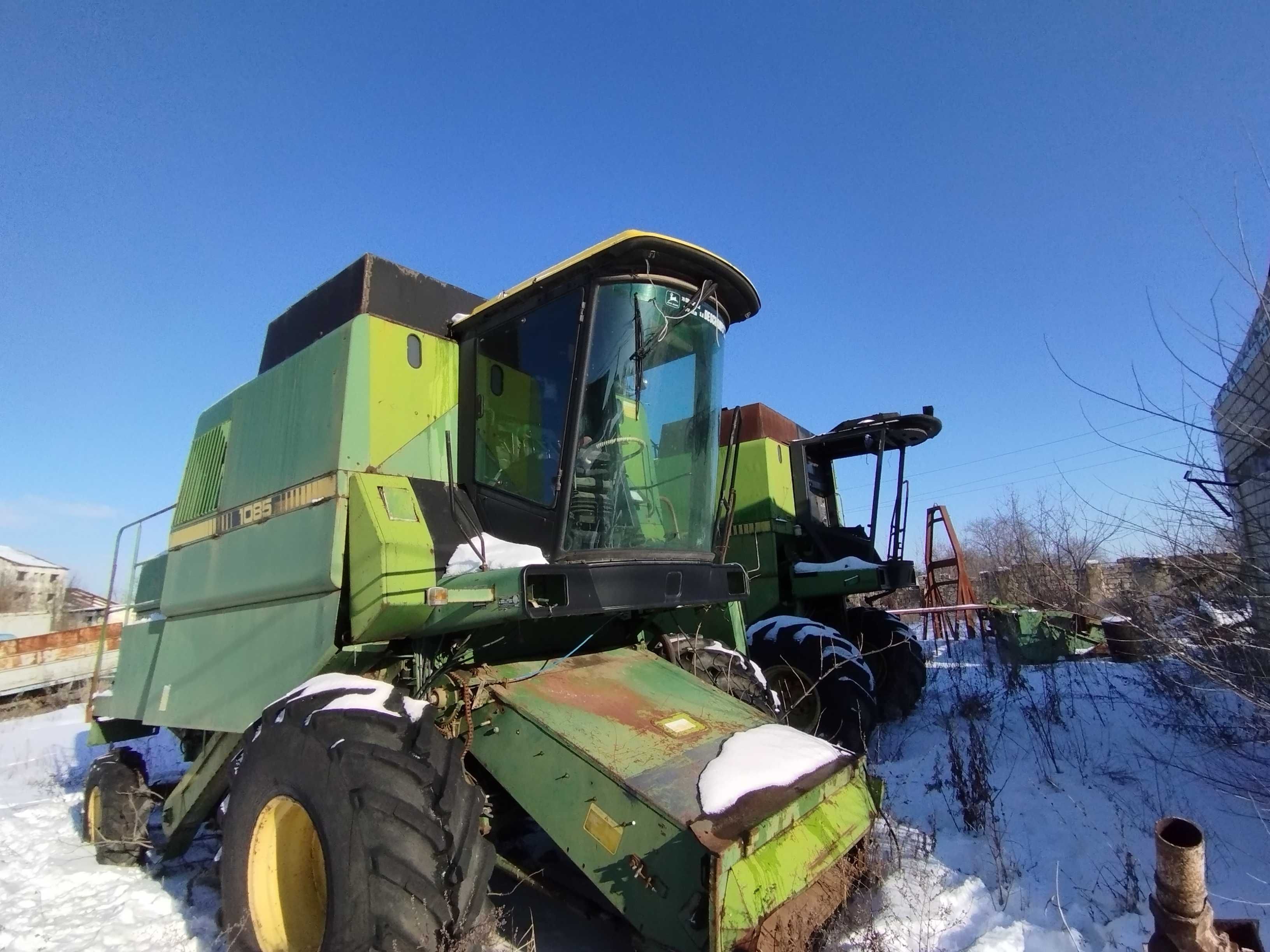 John deere 1085 комбайн бортові шківи