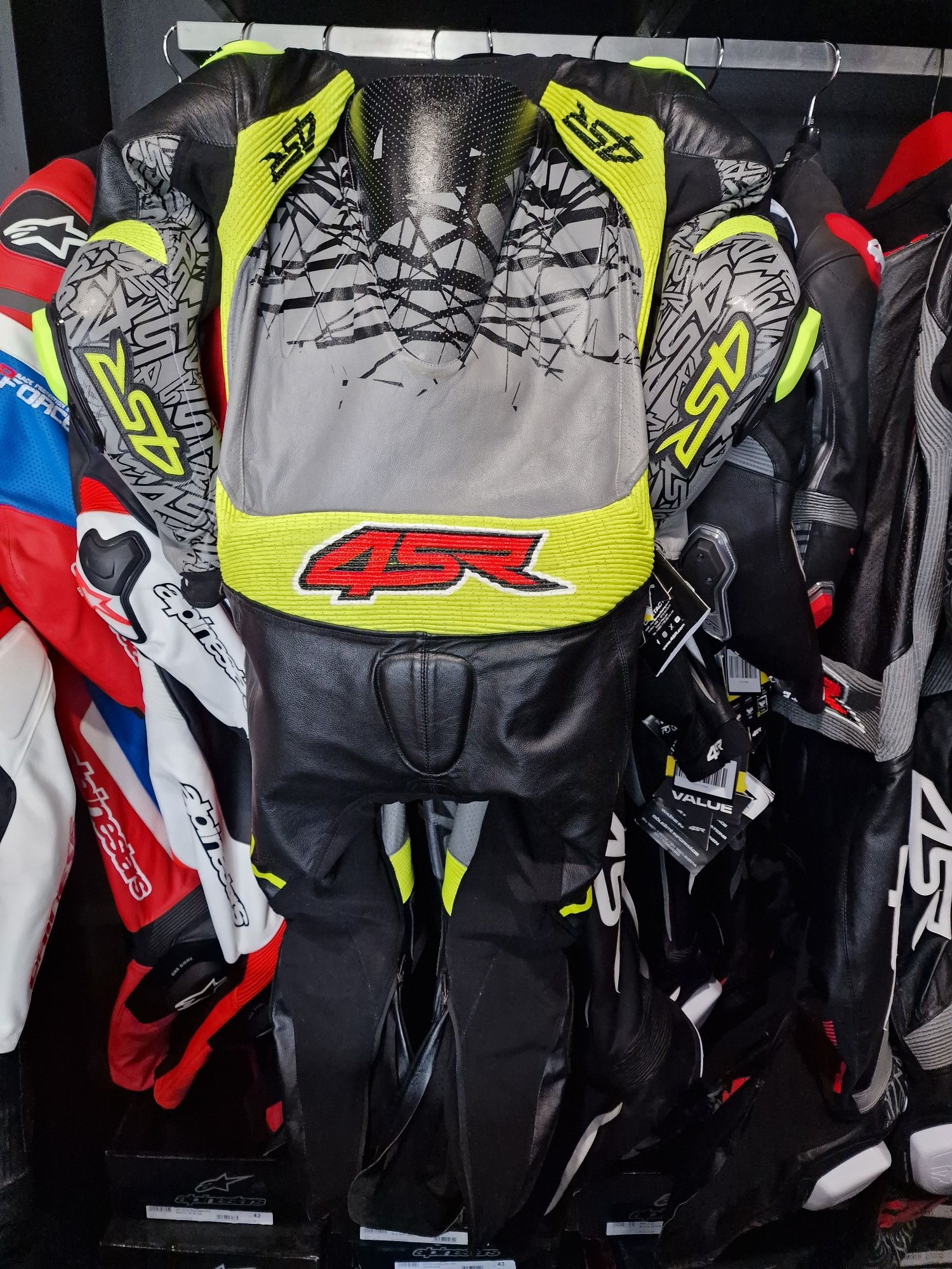 kombinezon 4SR RACING ULTRA LIGHT GREY AR  rozmiar - 48,50,52,54,56,58