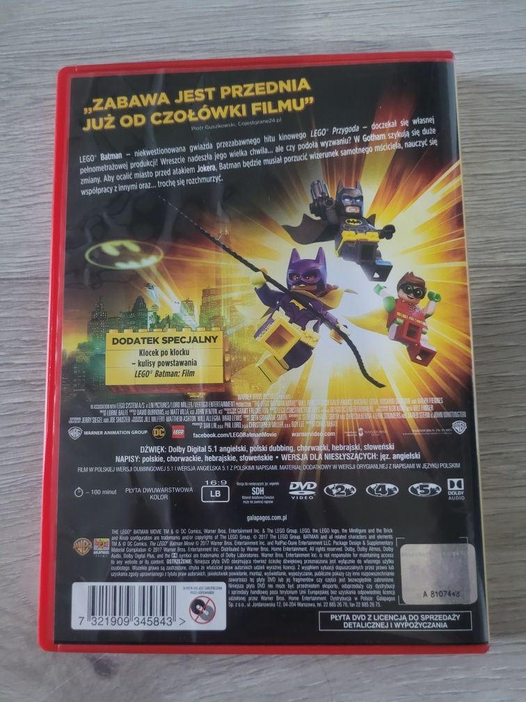 Lego Batman - film dla dzieci na DVD.