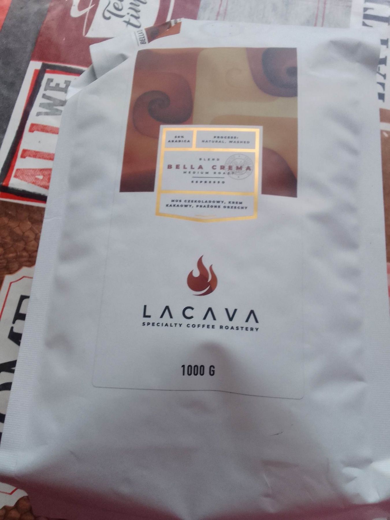 Кава в зернах LaCava Bella Crema 1kg