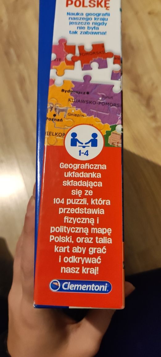 Odkrywamy Polskę układanka geograficzna