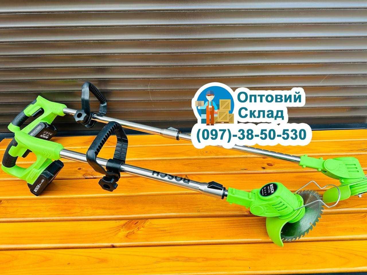Електро Кущоріз BOSCH BUR179BL 36V-6A Аккумуляторный тример Косарка