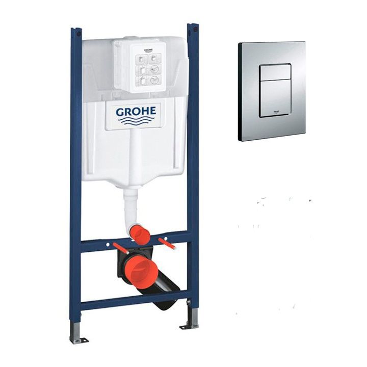 Инсталляция для унитаза с кнопкой Grohe Rapid SL 38840000 + 38732000