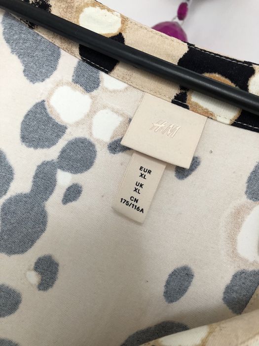 Sukienka H&M w panterkę 42-44