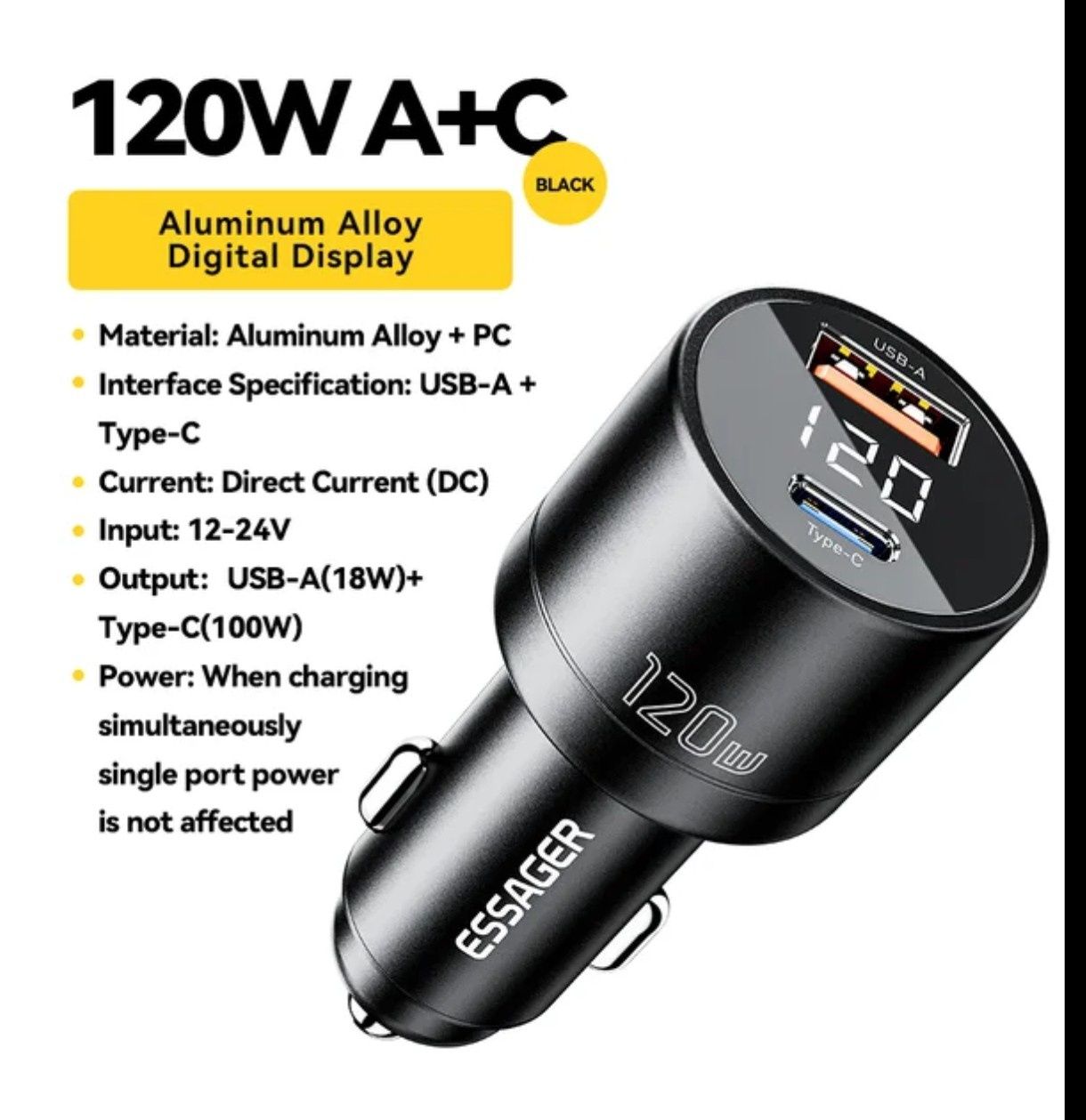 Якісні зарядка телефон, ноутбук в авто до 120w, 12v, 24v, різні