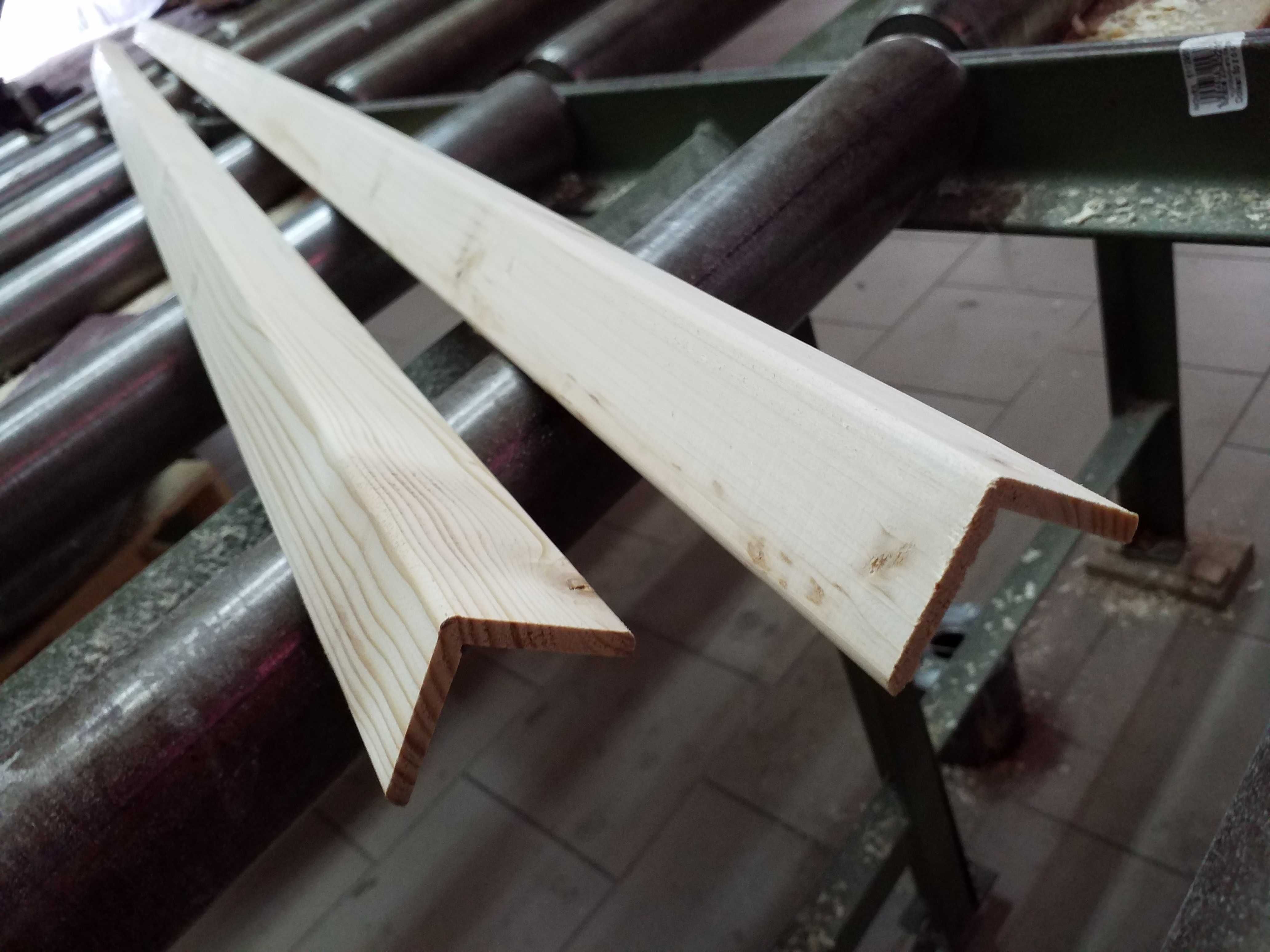 Kątownik 40x40 mm narożnik drewniany  listwa kątowa  opaska