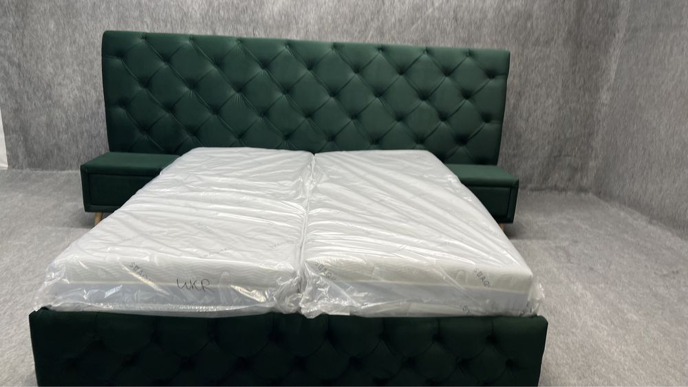 Ліжко 160/200 двоспальне матраси тумбочки Кровать Дивани
