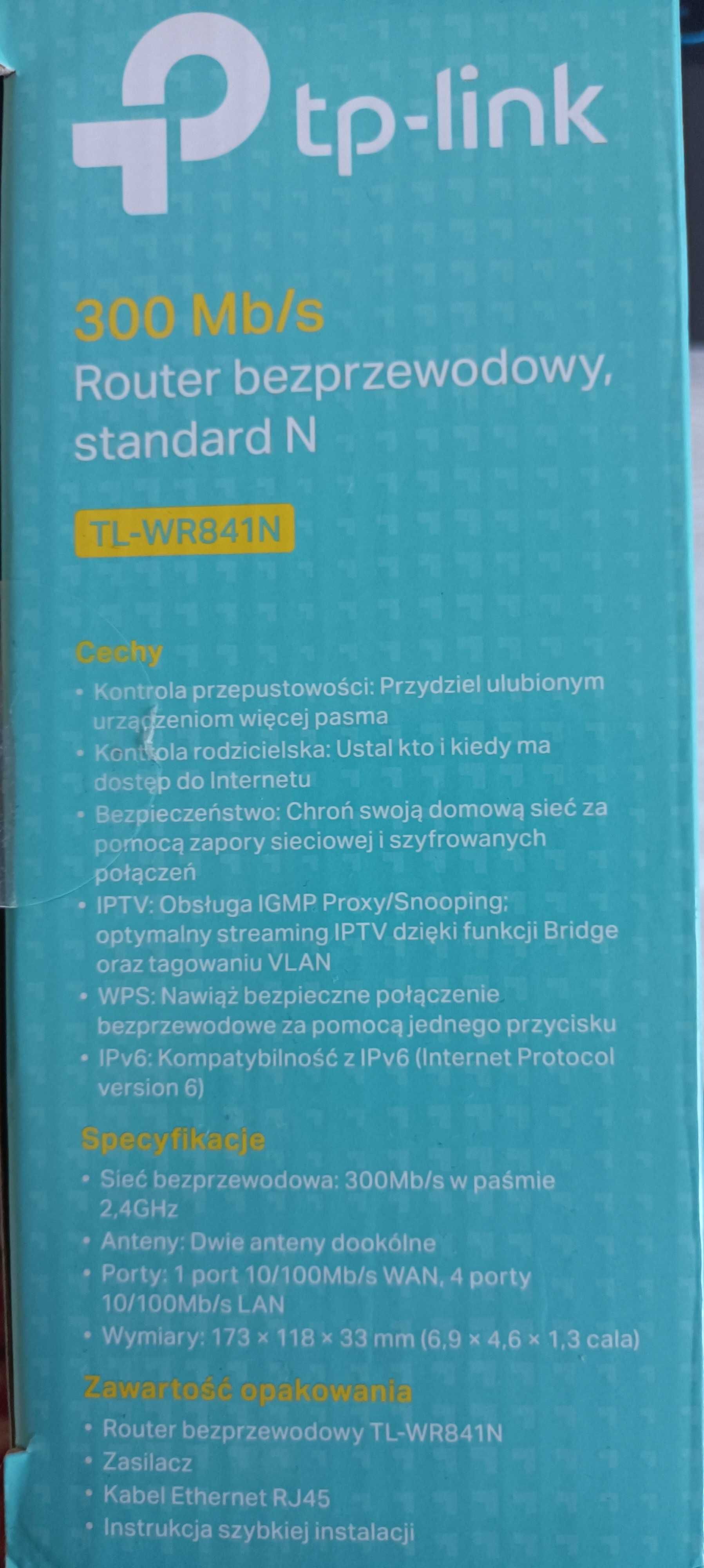 Router TP-Link TL-WR841N 300Mb/s