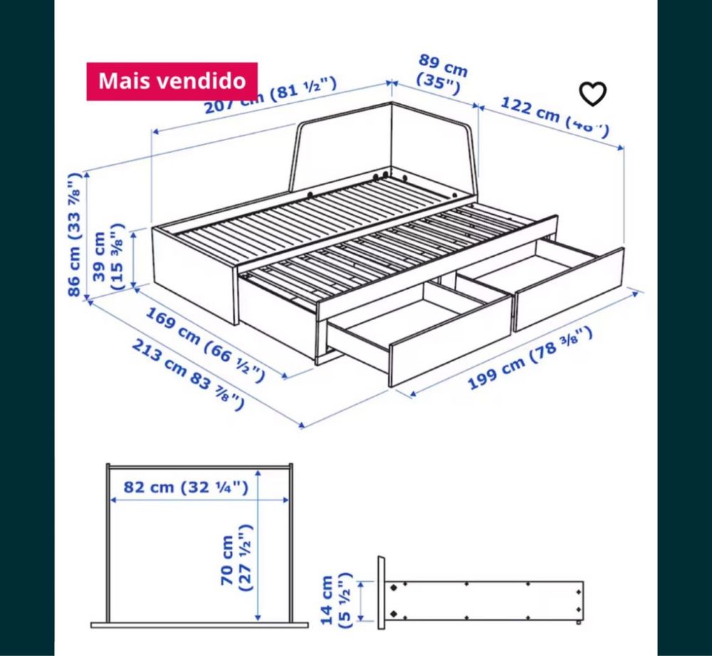 Cama Flekke IKEA