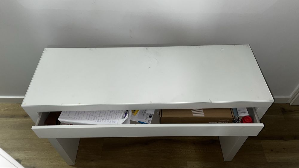 Movel de hall de entrada branco