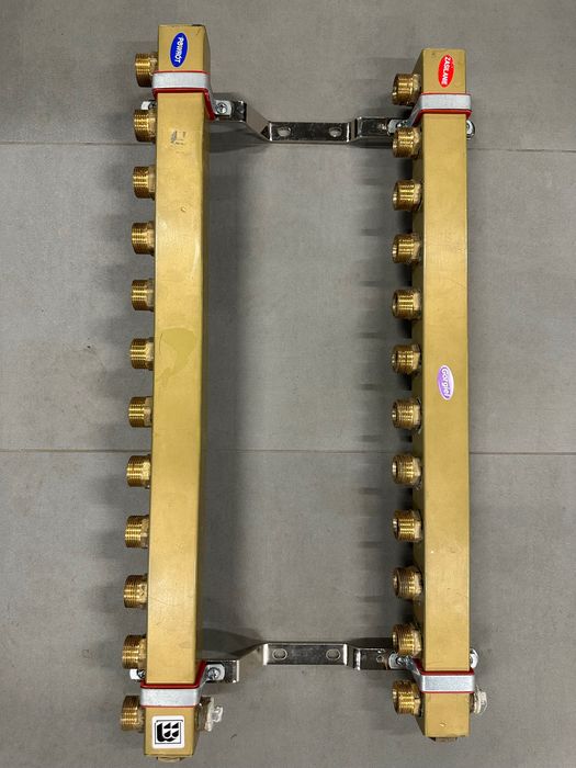 Rozdzielacz stalowy z nyplami GORGIEL RS-12N & RS-9N