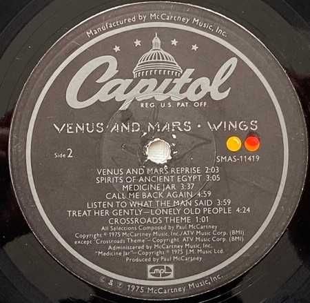 Wings – Venus And Mars + 2 plakaty