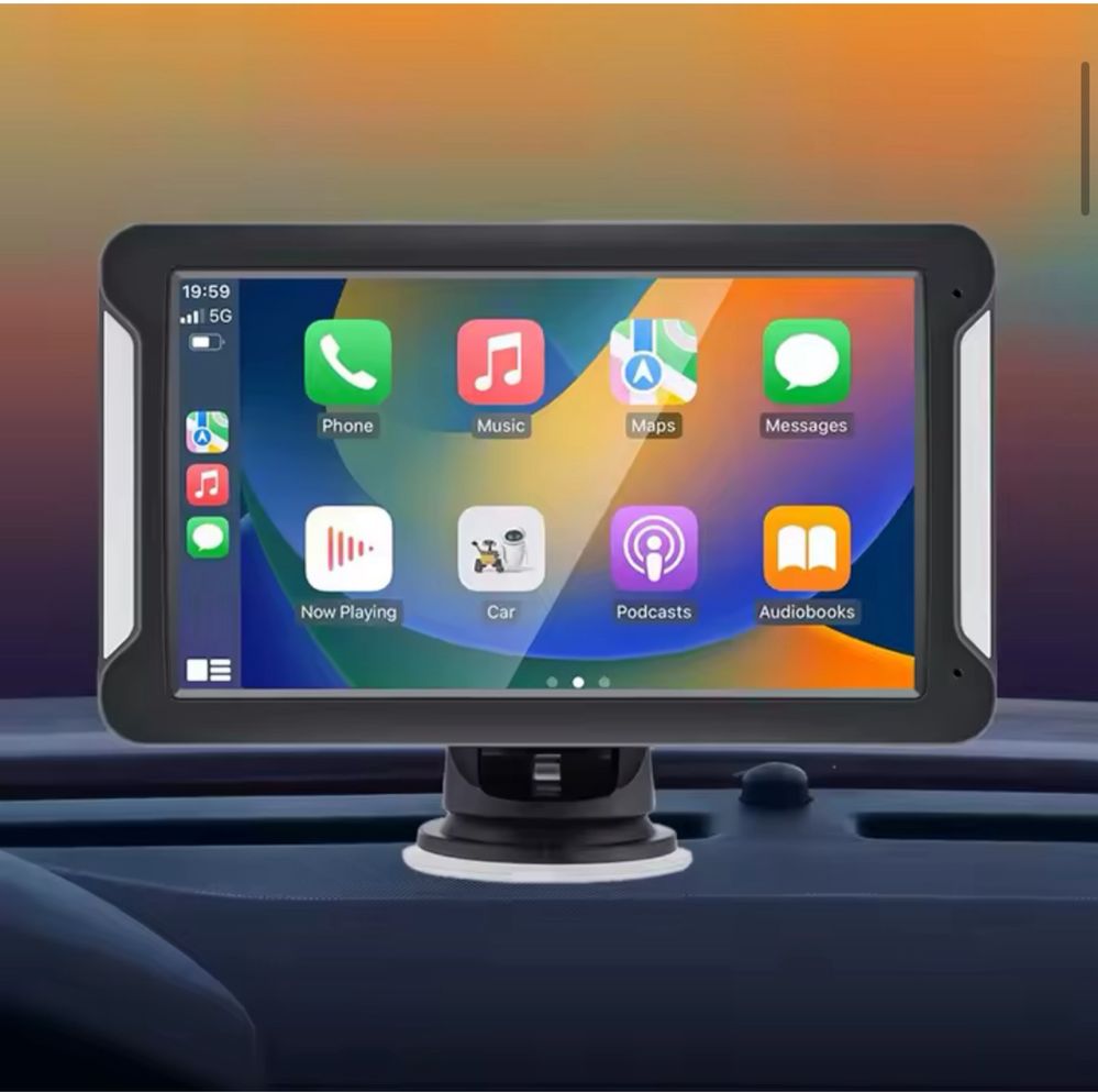 Ecra Carplay Android Auto 7” carro