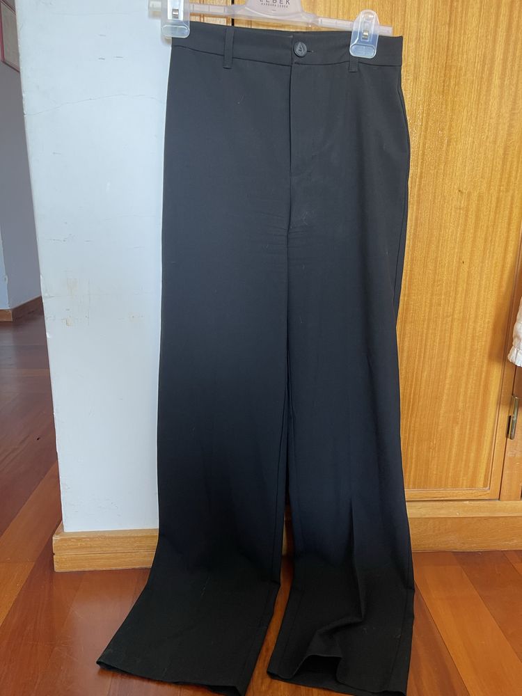Calças de ganga brancas nr 36 -calça ganga azul 36