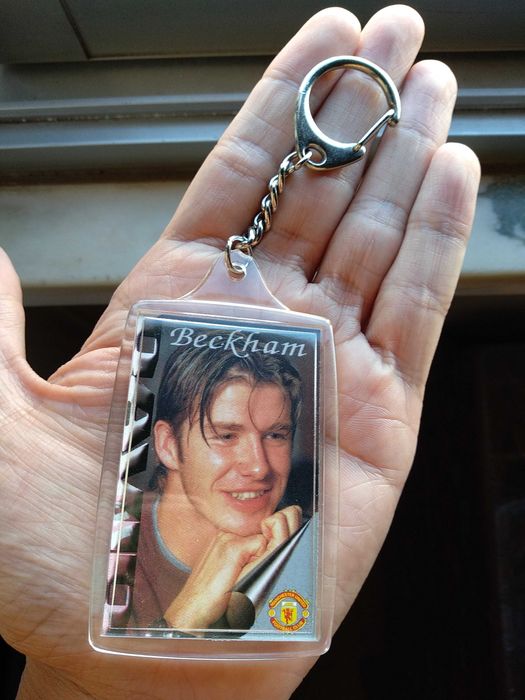 David Beckham (Keychain Chaveiro - Manchester United Keyring Futebol)