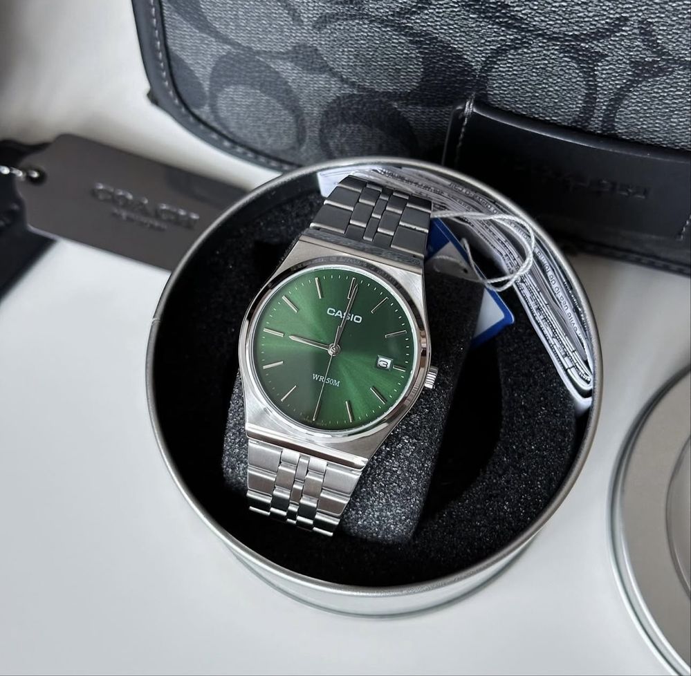 Чоловічий годинник CASIO MTP-B145D-3AVDF оригінал