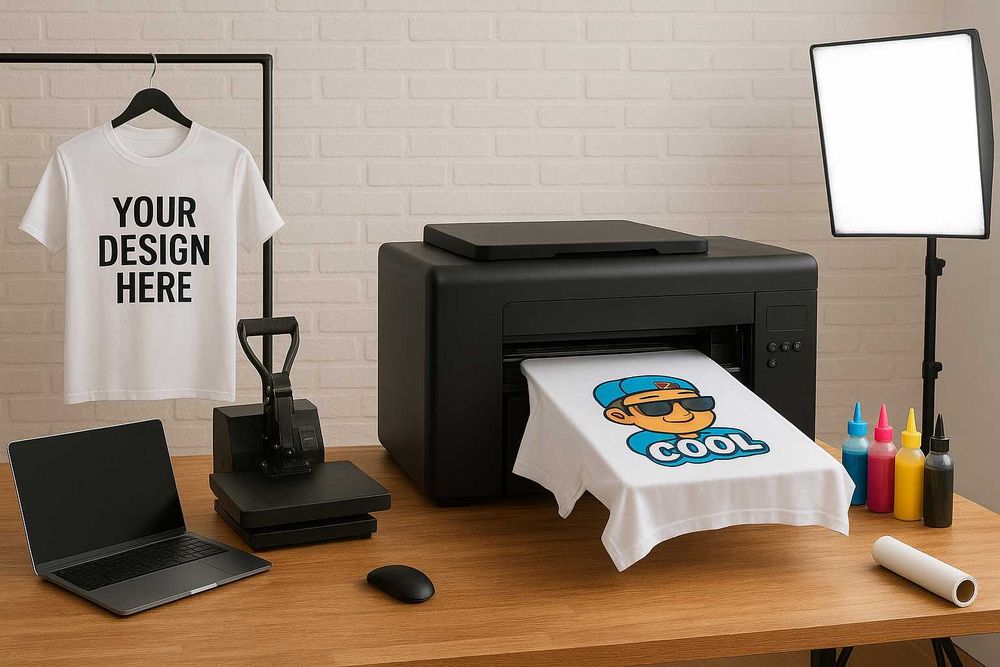 Sprzedam firmę produkującą koszulki z nadrukiem Gotowy zyskowny Biznes