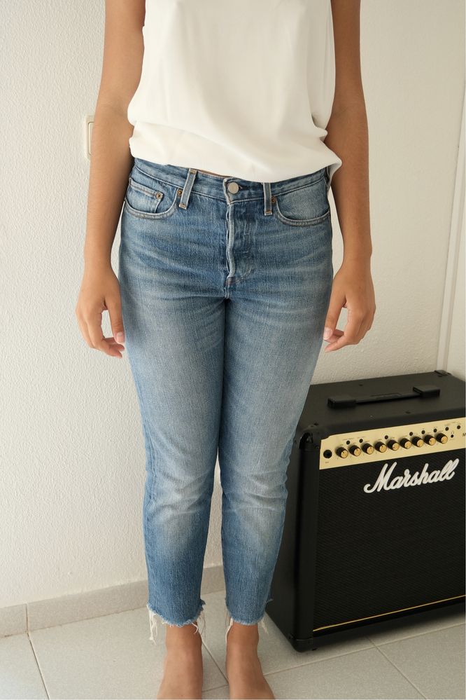 Levis originais cintura subida