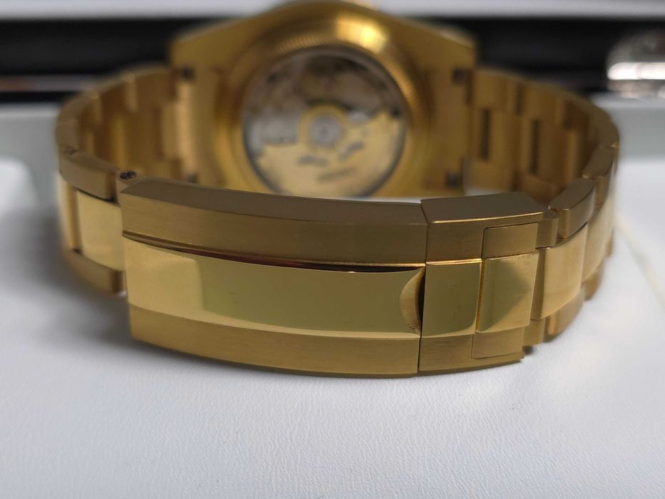 Zegarek Seiko Gmod Gold Marinner, NH34 GMT, stal 904l