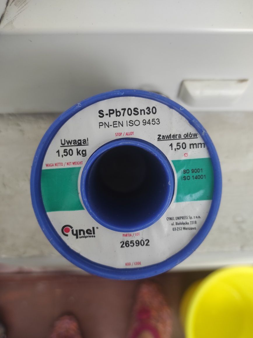 Припой  S-Pb70Sn30 1,5 мм, 1,5 кг