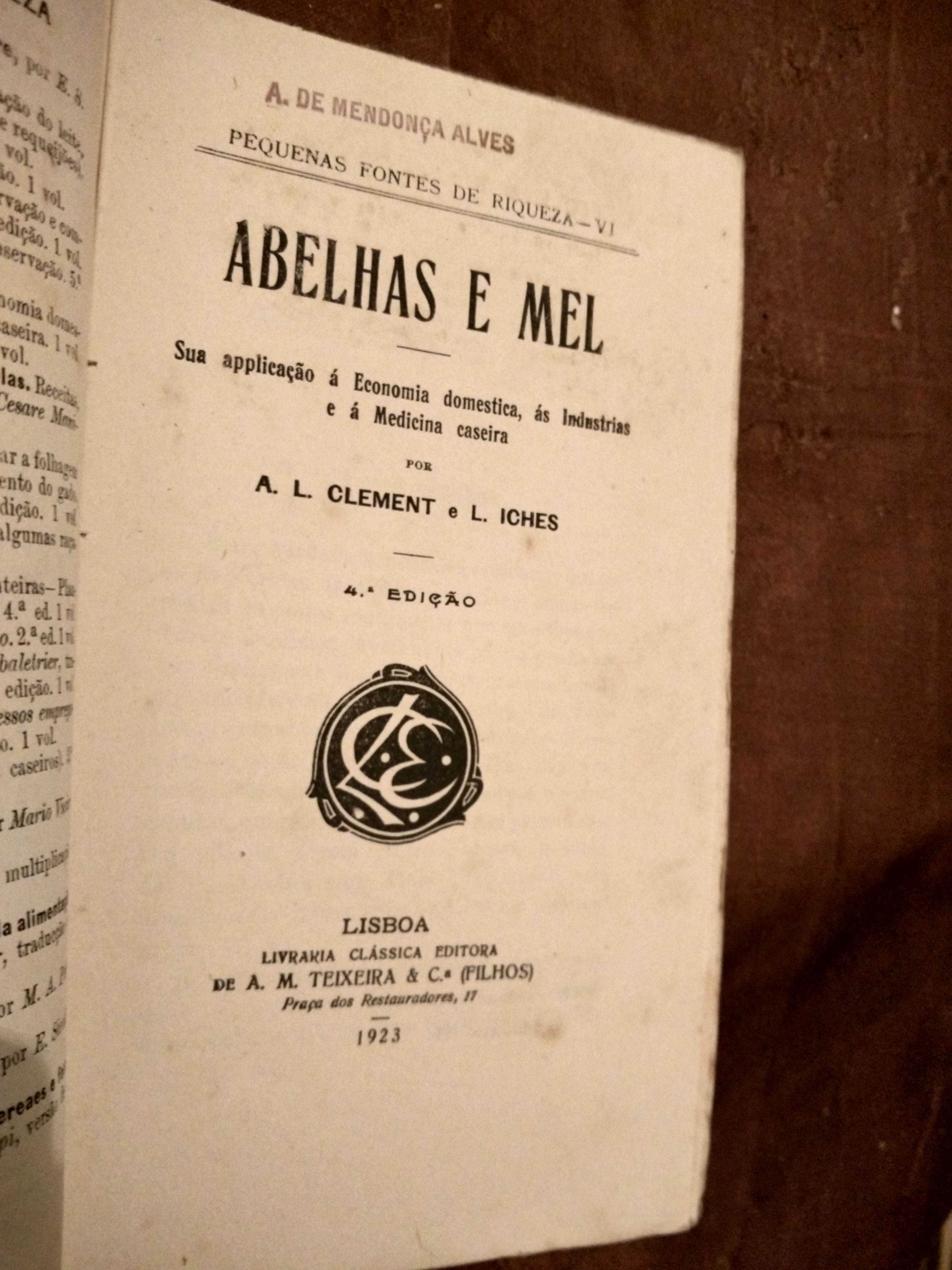 Abelhas e mel, de Clement e Iches (edição de 1923)