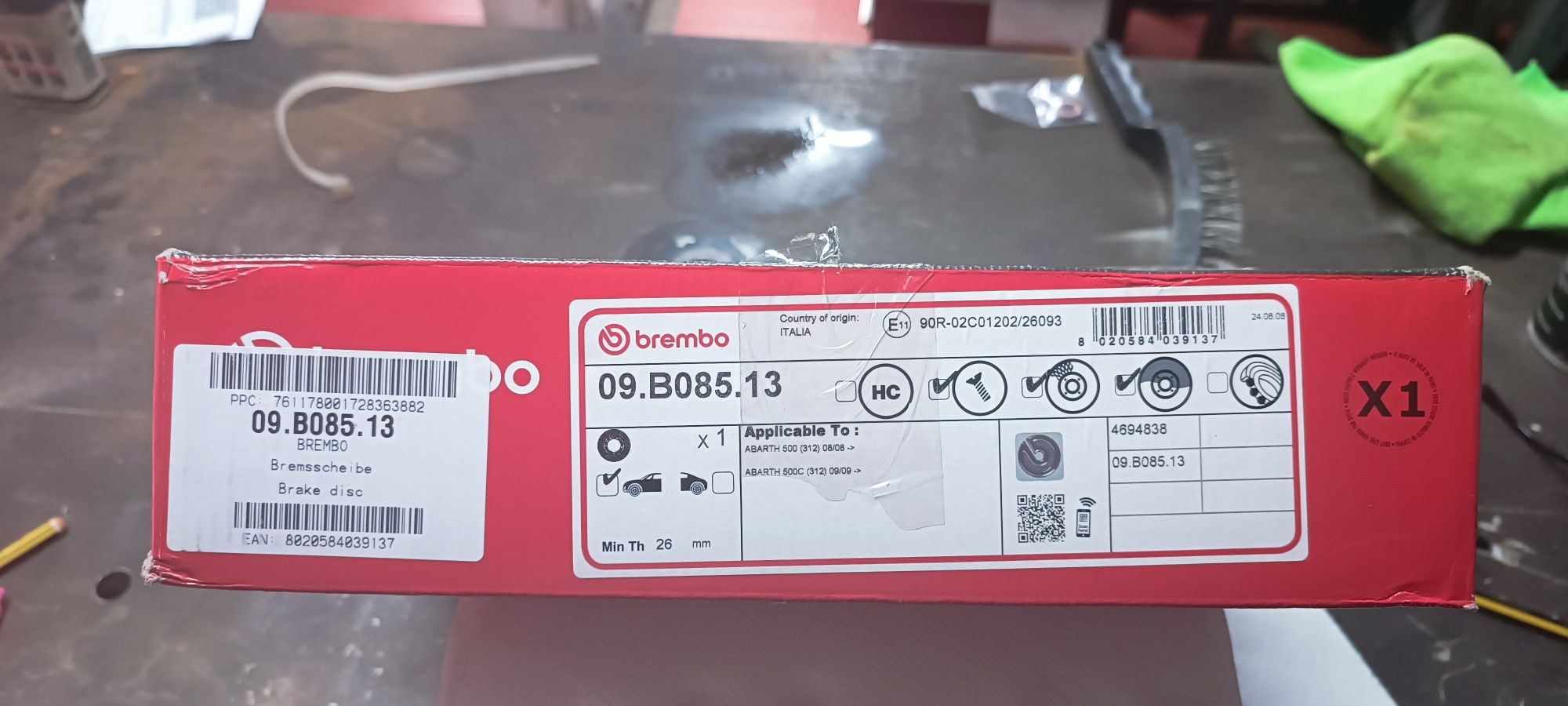 Abarth peças novas
