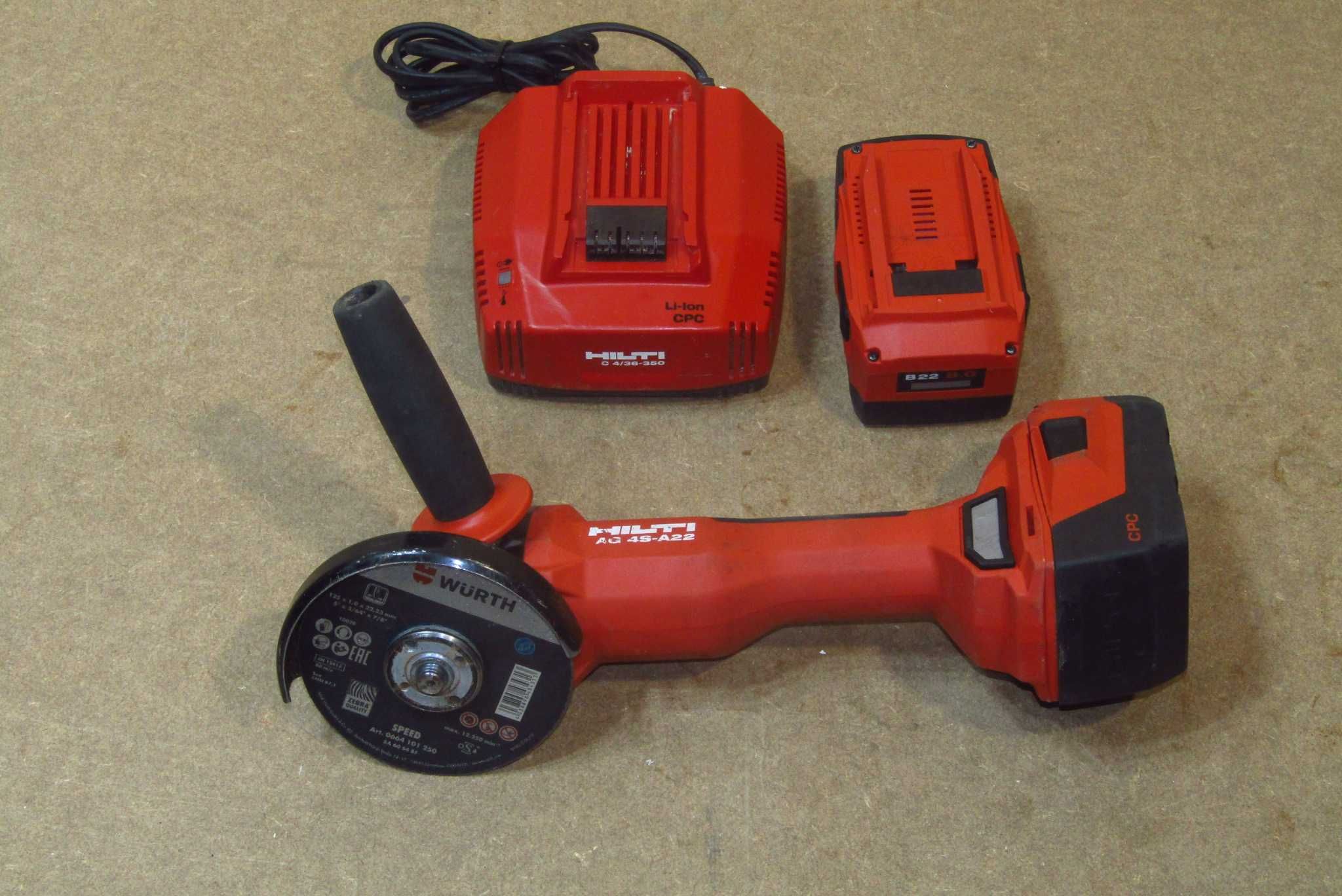 Szlifierka HILTI AG 4S-A22   2X8.0Ah