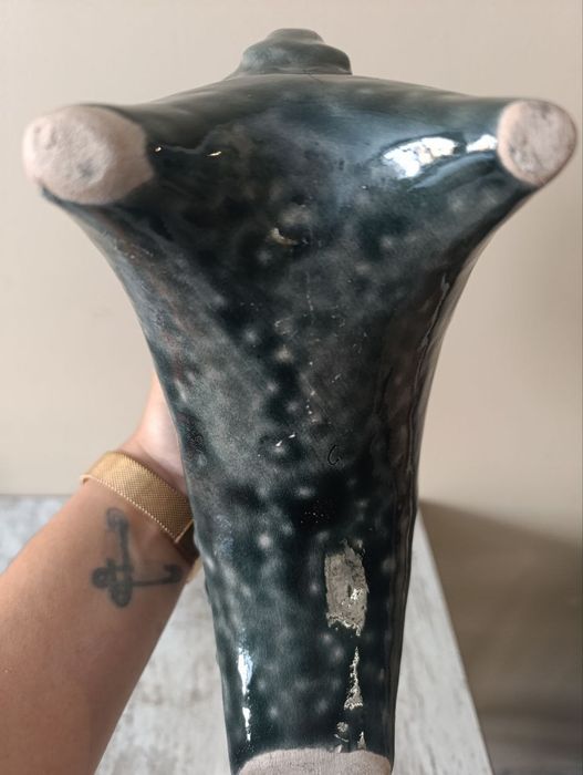 Штоф Куманець Маньківсткий козлик баранець майоліка