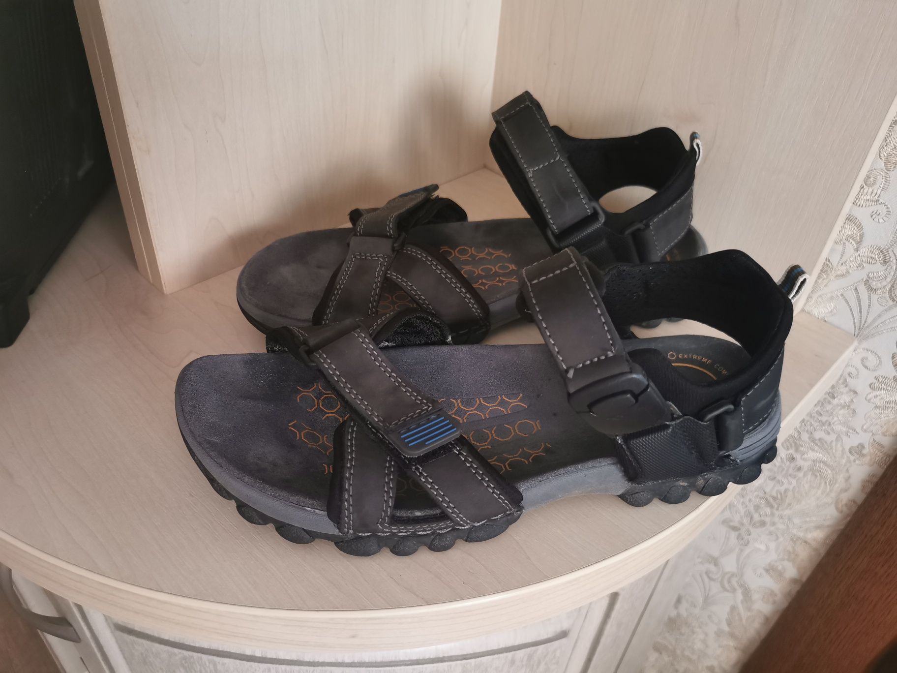 Кожаные босоножки Clarks Active Air стелька 28 см