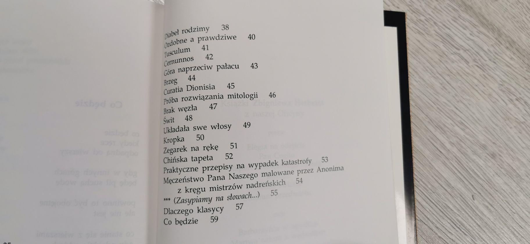 Napis Zbigniew Herbert