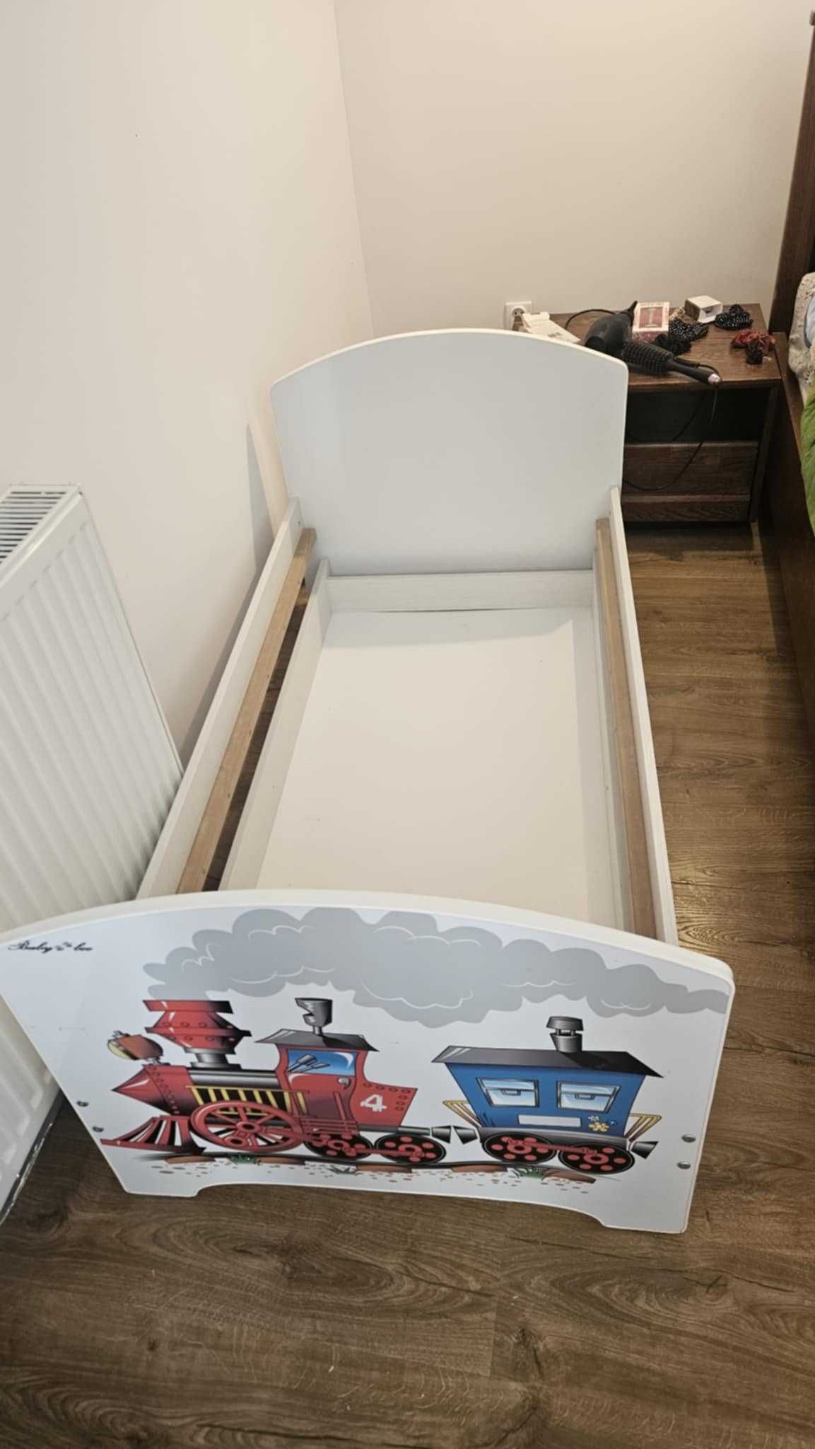 Łóżko dziecięce dla dziecka 140 X 70 szuflada materac barierki