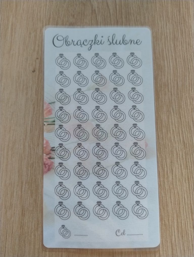 Zestaw kart oszczędności/pakiet ślubny