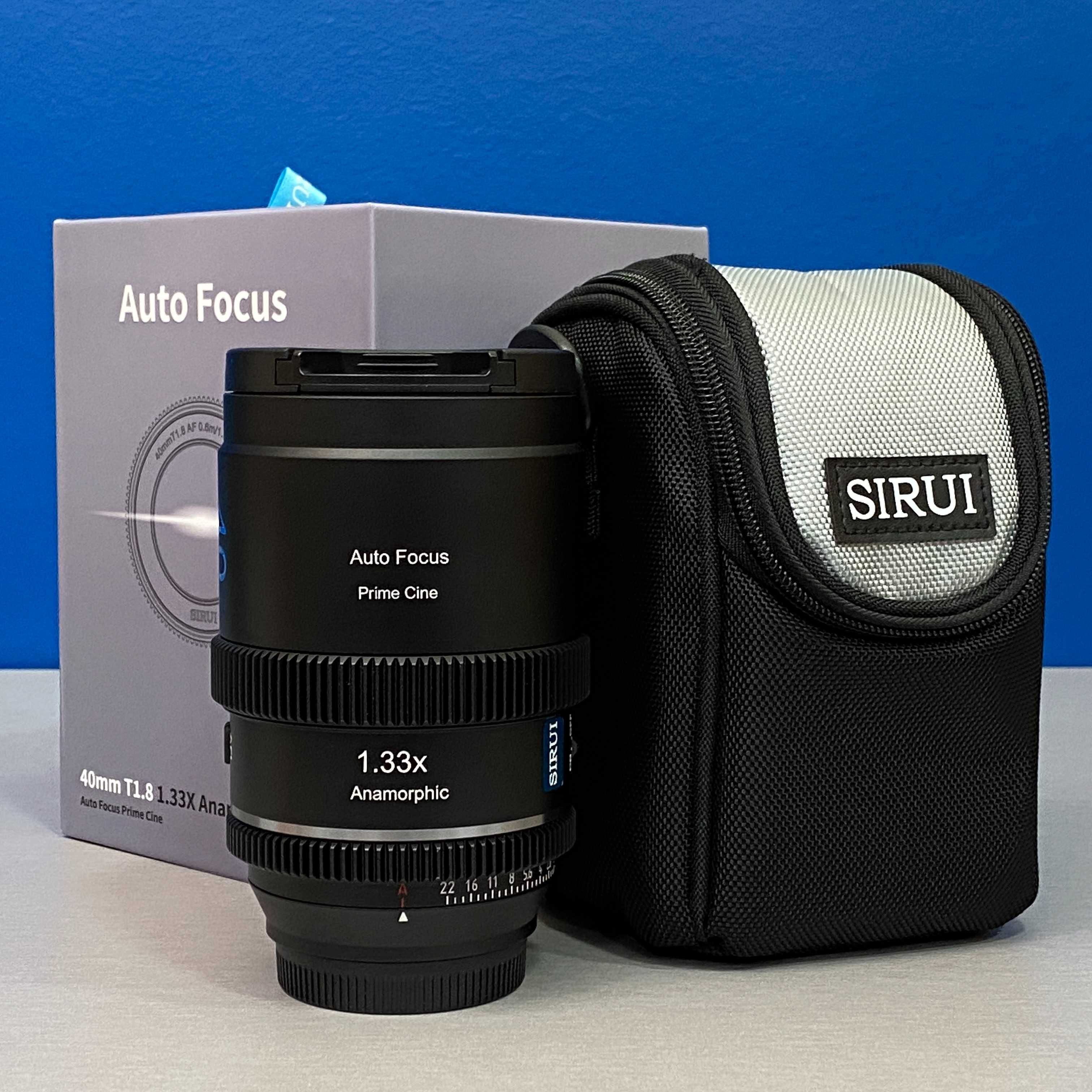 SIRUI 40mm T1.8 1.33x S35 AF Anamorphic (Sony E-Mount)