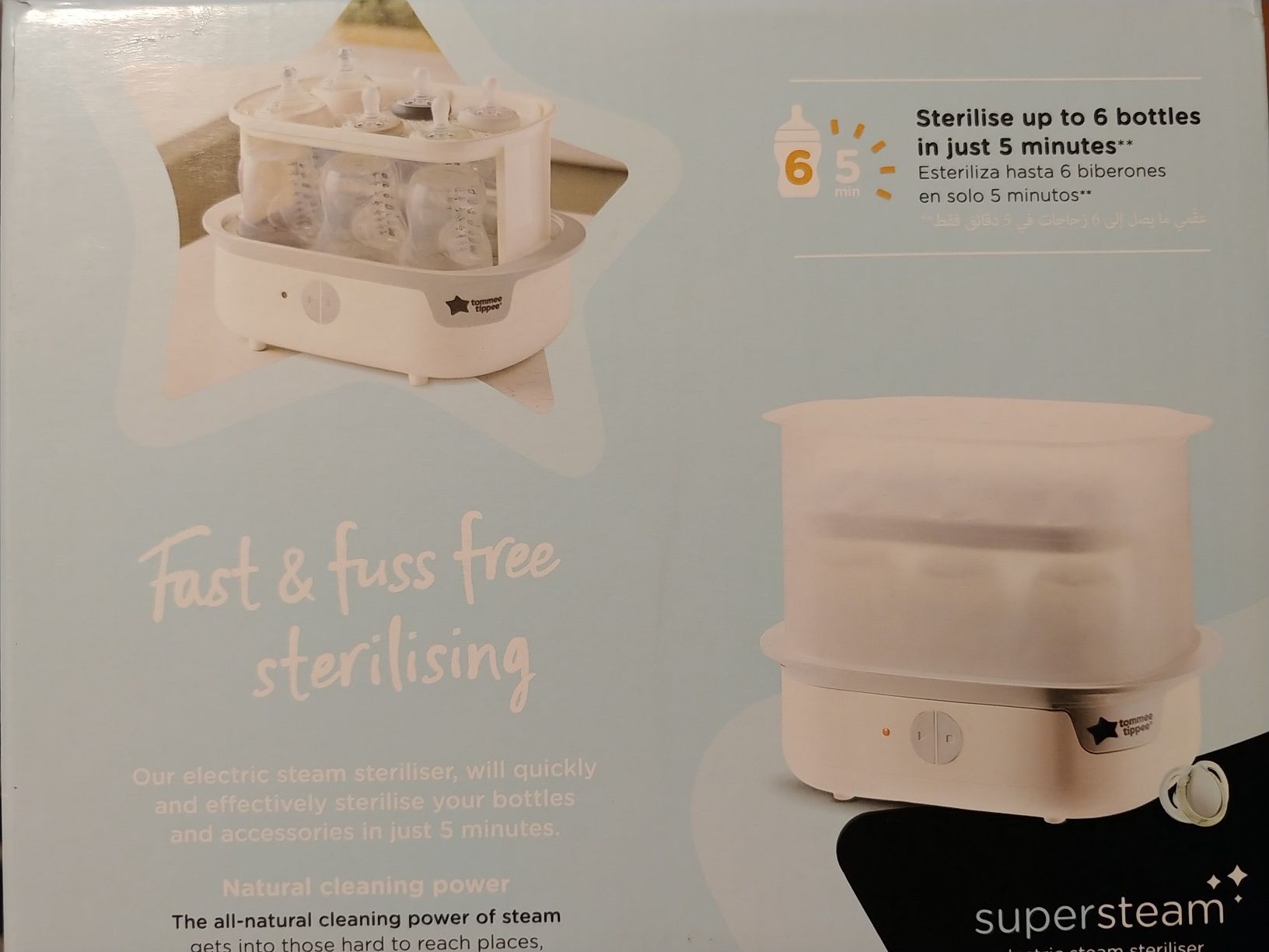 Esterilizador de biberão Tommee Tippee
